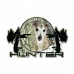  Стикер Ловно куче хрътка 15 cm х 9,5 cm